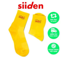 Tất cổ trung nam nữ sợi cotton thoáng khí khử mùi - U2CY001